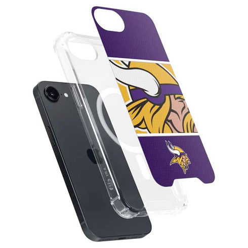 NFL Minnesota Vikings Zone Block iPhone 16e MagSafe Case