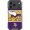 NFL Minnesota Vikings Zone Block iPhone 18 Pro Clear Case