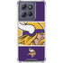 NFL Minnesota Vikings Zone Block Moto G 5G (2025) Clear Case