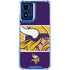 NFL Minnesota Vikings Zone Block Moto G 5G (2024) Clear Case