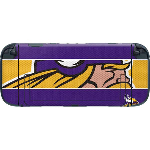 NFL Minnesota Vikings Zone Block Nintendo Switch 2 (2025) with Joy-Con Skin