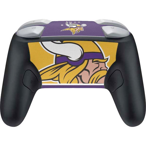 NFL Minnesota Vikings Zone Block Nintendo Switch 2 (2025) Pro Controller Skin