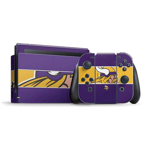NFL Minnesota Vikings Zone Block Nintendo Skins