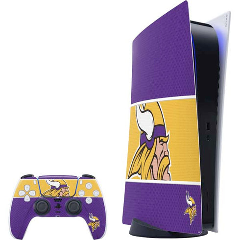 NFL Minnesota Vikings Zone Block PlayStation PS5 Skins
