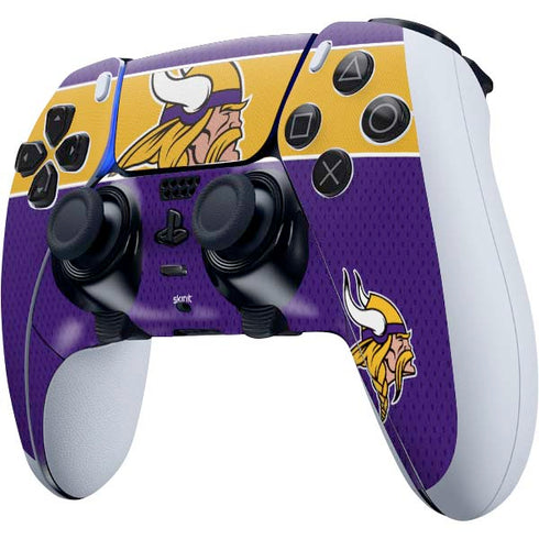 NFL Minnesota Vikings Zone Block PS5 DualSense Edge Pro Controller Skin