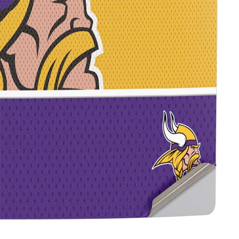 NFL Minnesota Vikings Zone Block PS5 Pro Console Skin