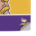 NFL Minnesota Vikings Zone Block PS5 Pro Disk Console Skin