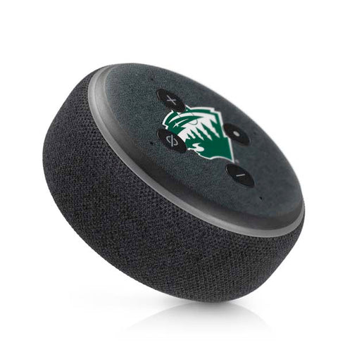 NHL Minnesota Wild Black Background Amazon Echo Dot Skin