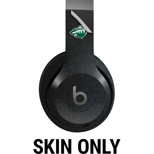 NHL Minnesota Wild Black Background Beats Solo 4 Wireless Headphones Skin