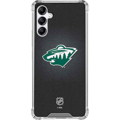 NHL Minnesota Wild Black Background Gabb Phone 4 Clear Case