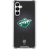 NHL Minnesota Wild Black Background Galaxy A16 5G Clear Case