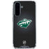 NHL Minnesota Wild Black Background Galaxy A36 5G Clear Case