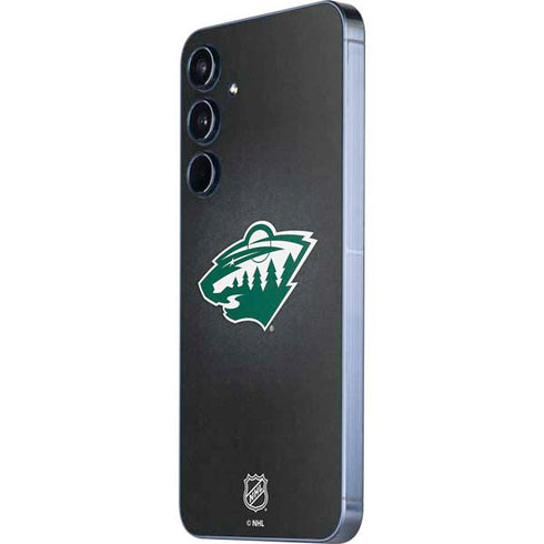 NHL Minnesota Wild Black Background Galaxy A36 5G Skin