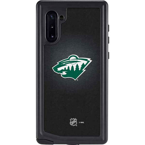 NHL Minnesota Wild Black Background Galaxy Cases