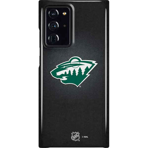NHL Minnesota Wild Black Background Galaxy Cases