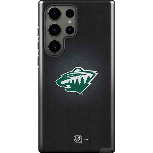 NHL Minnesota Wild Black Background Galaxy S23 Ultra Pro Case