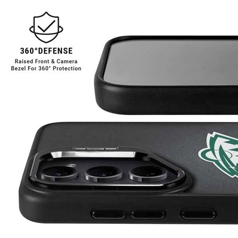 NHL Minnesota Wild Black Background Galaxy S25 Kickstand Case