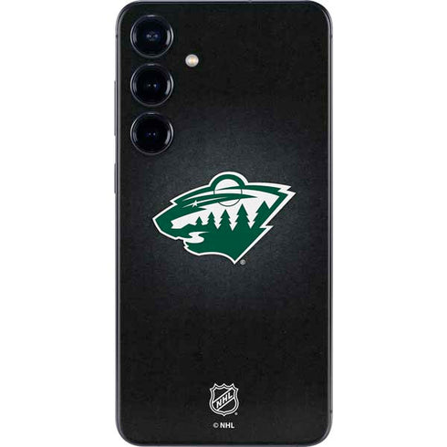 NHL Minnesota Wild Black Background Galaxy S24 Skin