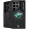 NHL Minnesota Wild Black Background Galaxy S24 Ultra Kickstand Case