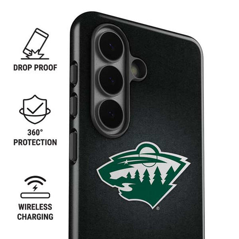 NHL Minnesota Wild Black Background Galaxy S26 Impact Case