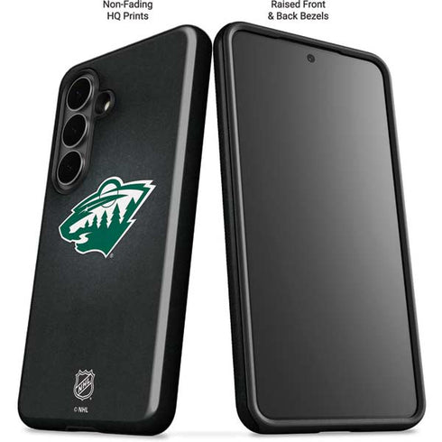 NHL Minnesota Wild Black Background Galaxy S26 Plus Impact Case