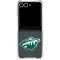 NHL Minnesota Wild Black Background Galaxy Z Flip7 Clear Case