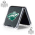 NHL Minnesota Wild Black Background Galaxy Z Flip7 Clear Case