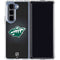 NHL Minnesota Wild Black Background Galaxy Z Fold5 5G Clear Case