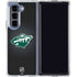 NHL Minnesota Wild Black Background Galaxy Z Fold5 5G Clear Case
