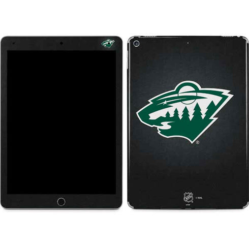 NHL Minnesota Wild Black Background iPad Skins
