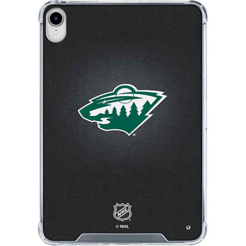 NHL Minnesota Wild Black Background iPad 11th Gen (2025) Clear Case
