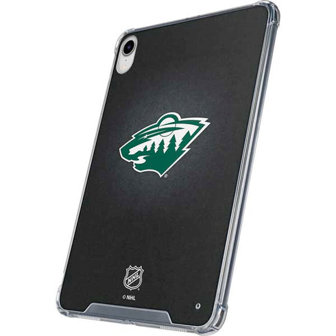 NHL Minnesota Wild Black Background iPad 11th Gen (2025) Clear Case
