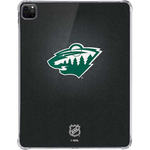 NHL Minnesota Wild Black Background iPad Pro 11in (2024) Clear Case