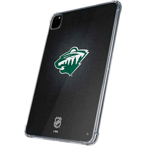 NHL Minnesota Wild Black Background iPad Pro 11in (2024) Clear Case