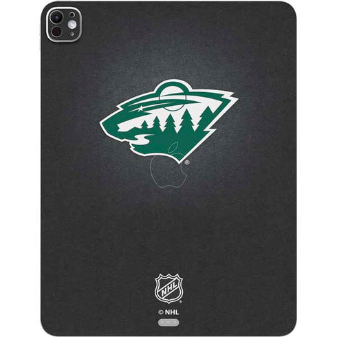 NHL Minnesota Wild Black Background iPad Pro 13in M4 (2024) Skin