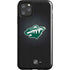 NHL Minnesota Wild Black Background iPhone Cases