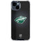 NHL Minnesota Wild Black Background iPhone 15 Clear Case
