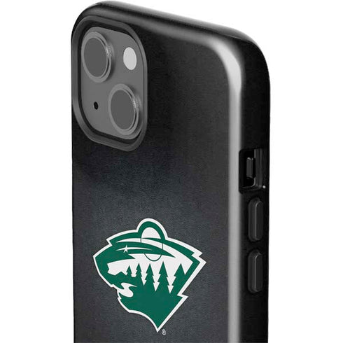 NHL Minnesota Wild Black Background iPhone 15 Impact Case