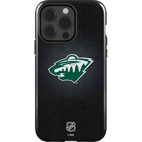 NHL Minnesota Wild Black Background iPhone 15 Pro Impact Case