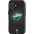 NHL Minnesota Wild Black Background iPhone 16 Impact Case