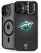 NHL Minnesota Wild Black Background iPhone 16 Kickstand Case
