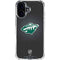 NHL Minnesota Wild Black Background iPhone 16 Plus Clear Case