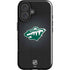 NHL Minnesota Wild Black Background iPhone 16 Plus Impact Case