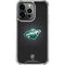 NHL Minnesota Wild Black Background iPhone 16 Pro Clear Case