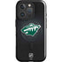 NHL Minnesota Wild Black Background iPhone 16 Pro Magsafe Impact Case