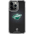 NHL Minnesota Wild Black Background iPhone 16 Pro Max Clear Case