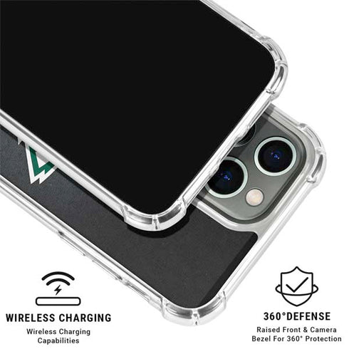NHL Minnesota Wild Black Background iPhone 16 Pro Max Clear Case