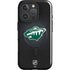 NHL Minnesota Wild Black Background iPhone 16 Pro Max Magsafe Impact Case