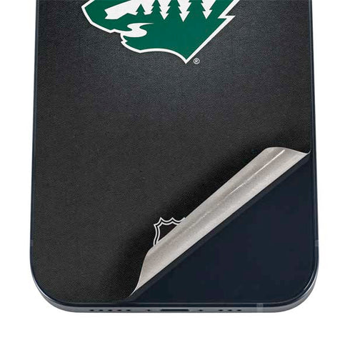 NHL Minnesota Wild Black Background iPhone 16 Skin