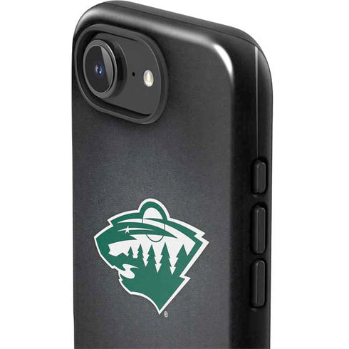 NHL Minnesota Wild Black Background iPhone 16e Impact Case